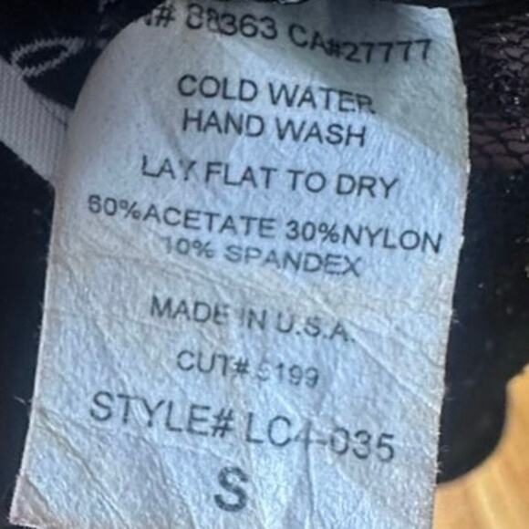 Jordan Taylor Black Lace Mesh Hooded Cover-Up – Long Sleeve, Beach Chic - Picture 8 of 8